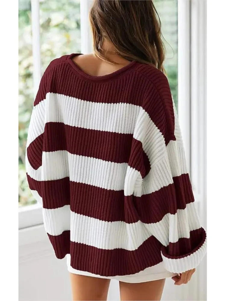 JANE | OVERSIZED STRIPED SWEATER