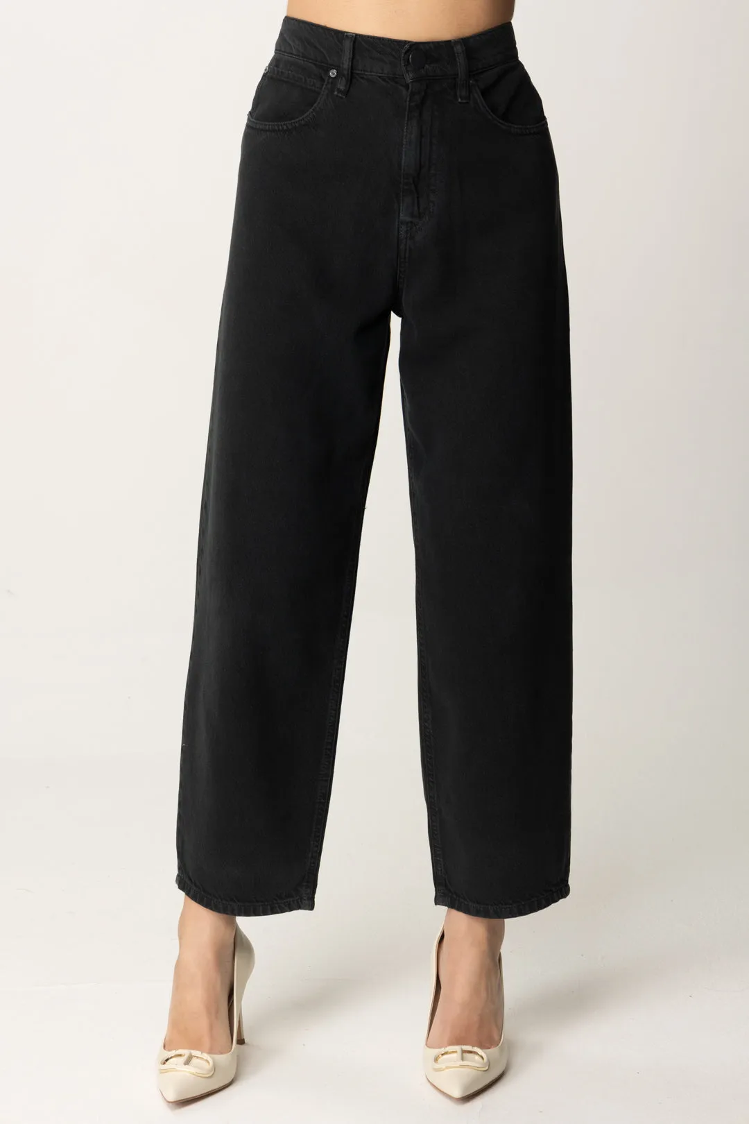Jeans Balloon In Denim Bull Morbido