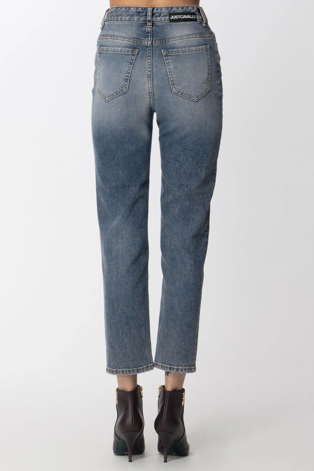 Jeans Crop 5 Tasche