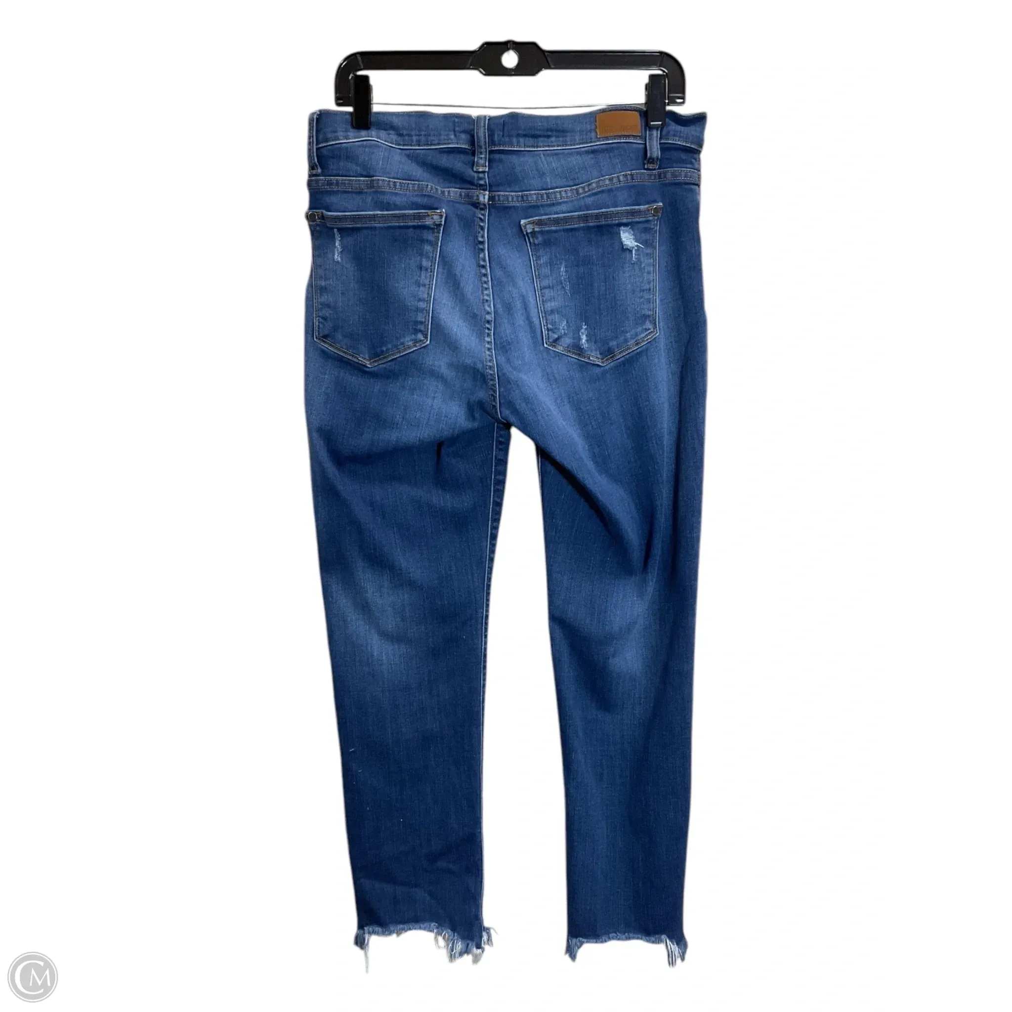 Jeans Cropped By Judy Blue In Blue Denim, Size: 10