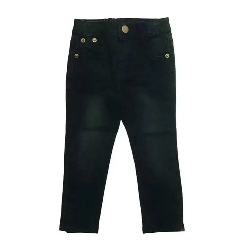 Jeans noir coupe droite