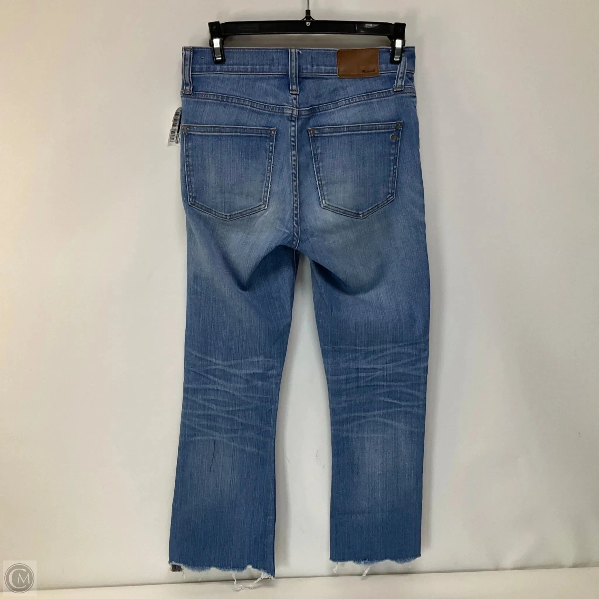 Jeans Straight By Madewell In Blue Denim, Size: 0