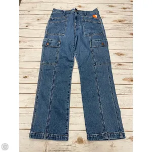 Jeans Wide Leg By Madewell In Blue Denim, Size: 8