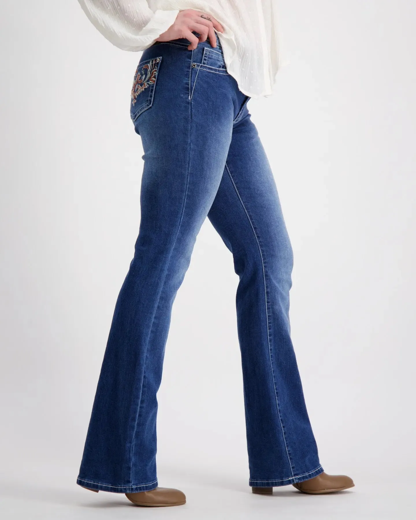 Jolene 2 Boot-Cut Riding Jeans