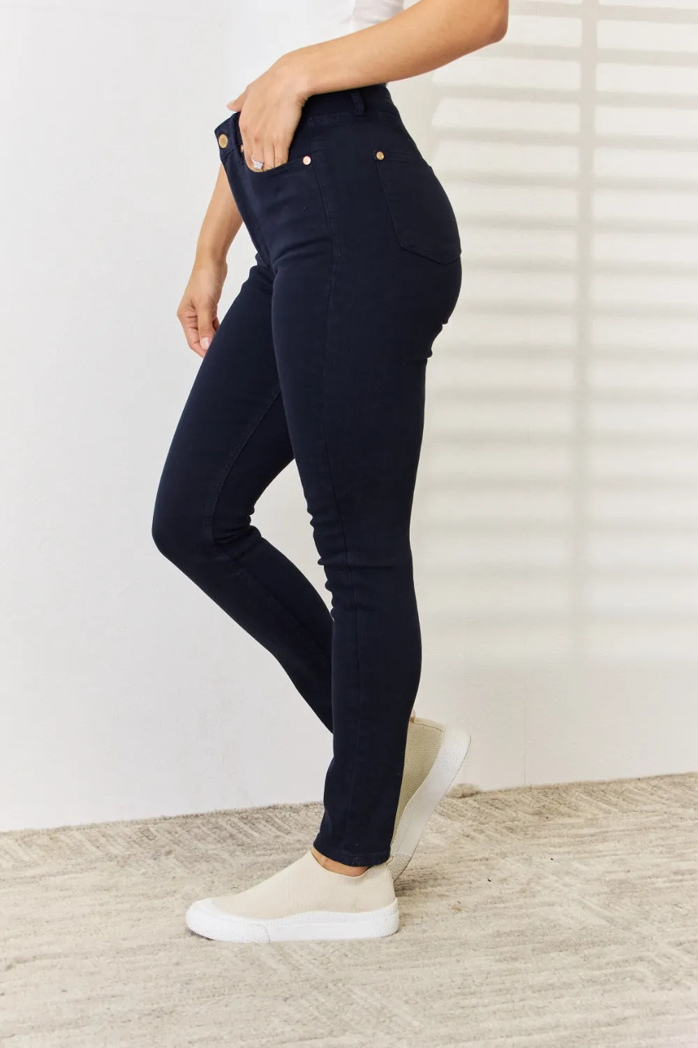 Judy Blue Full Size Garment Dyed Tummy Control Skinny Jeans ONLINE EXCLUSIVE