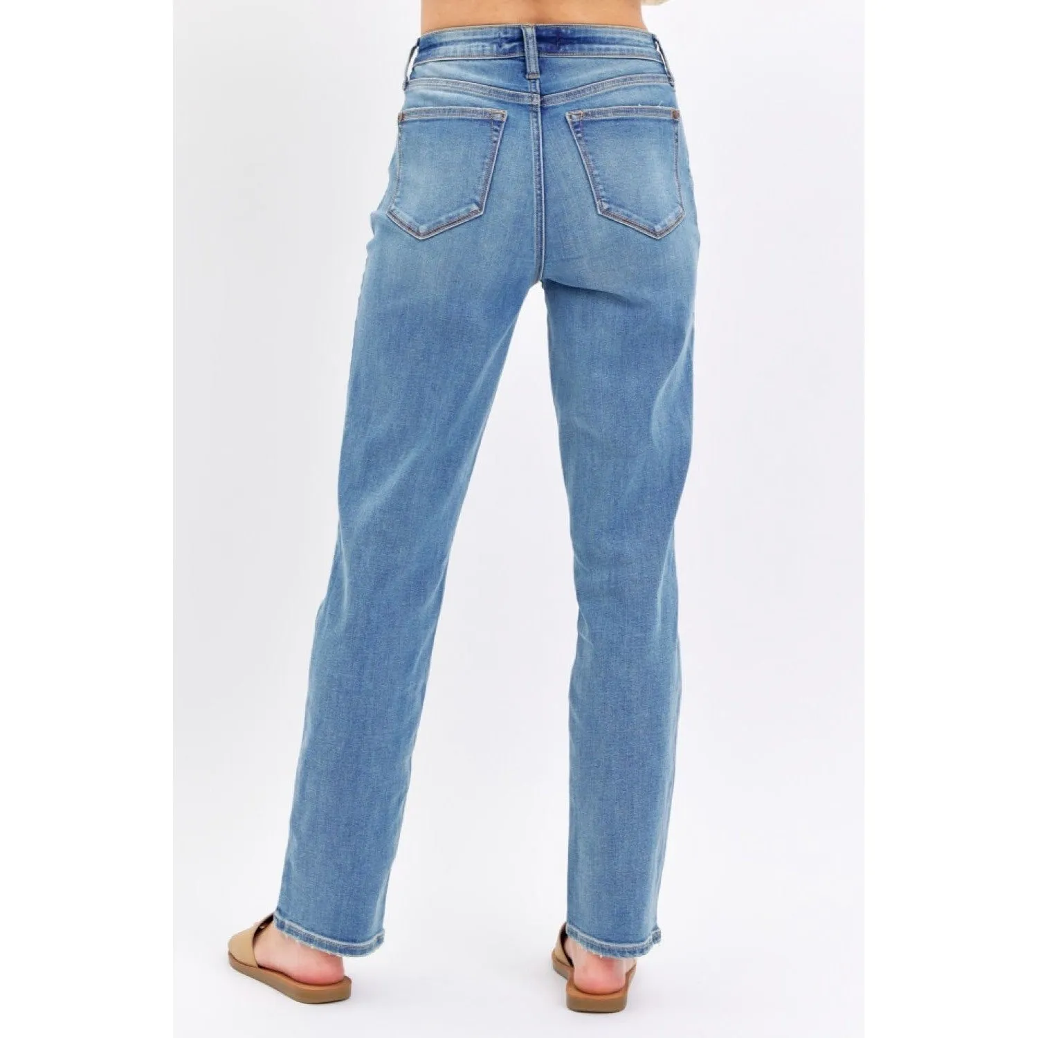 Judy Blue Full Size High Waist Straight Jeans