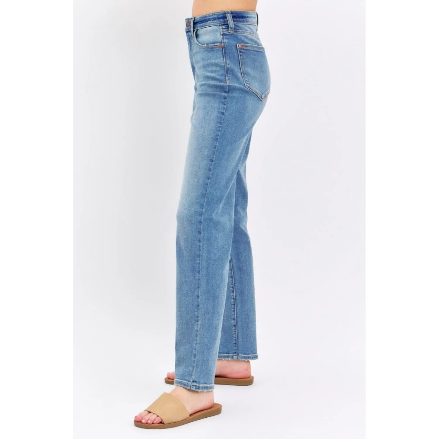 Judy Blue Full Size High Waist Straight Jeans