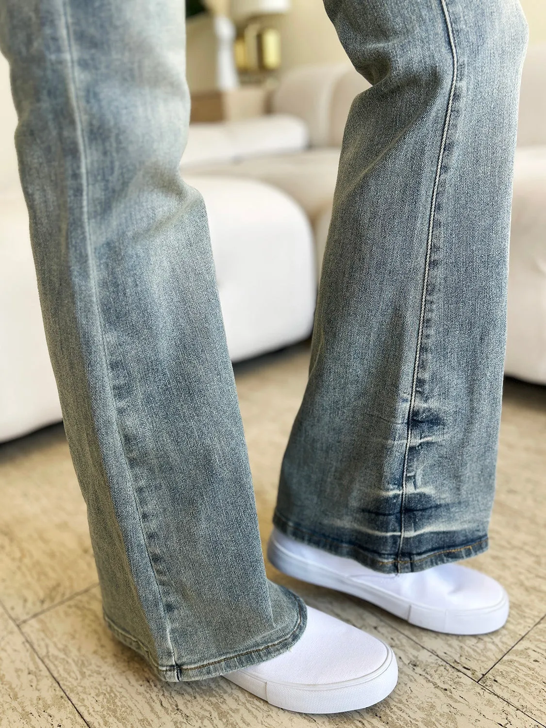 Judy Blue High Waist Flare Blue Jeans Size 1 to 24W