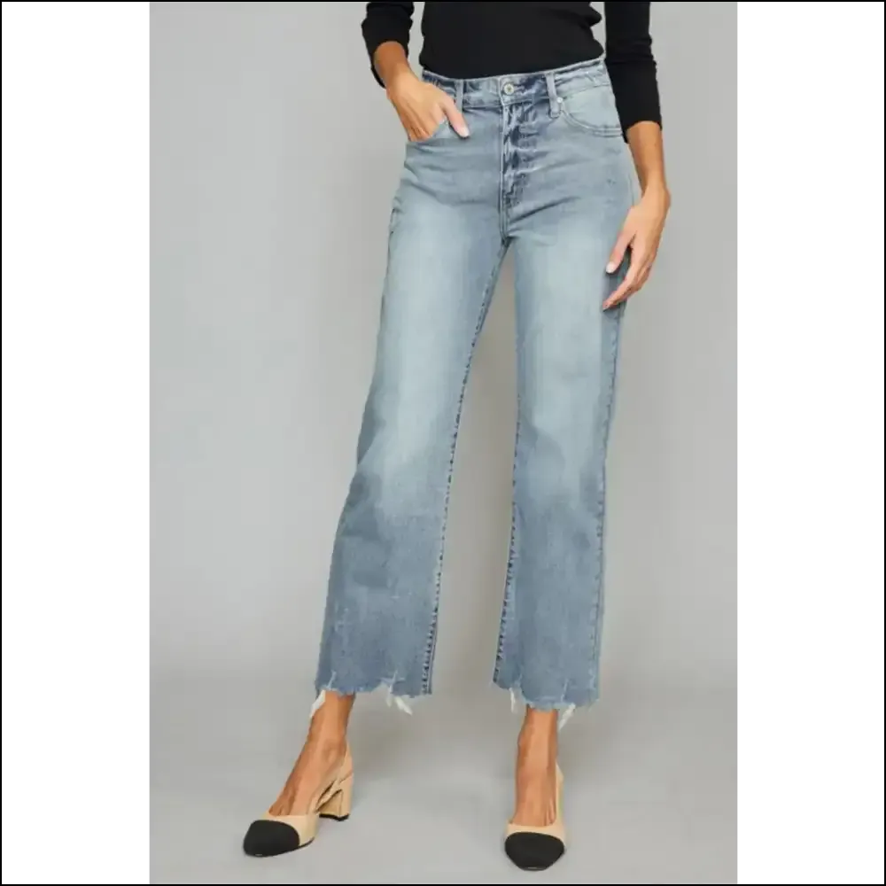 Kancan High Waist and Wide Leg: Jeans so Fly, they Might just Fly Away!
