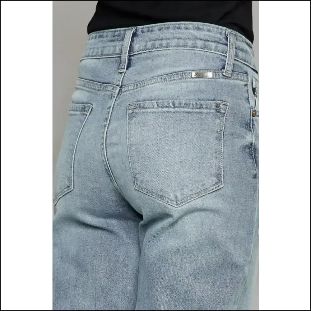 Kancan High Waist and Wide Leg: Jeans so Fly, they Might just Fly Away!