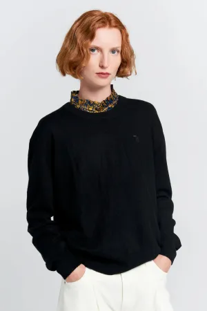 Karen Walker Classic Cashmere Sweater // Black