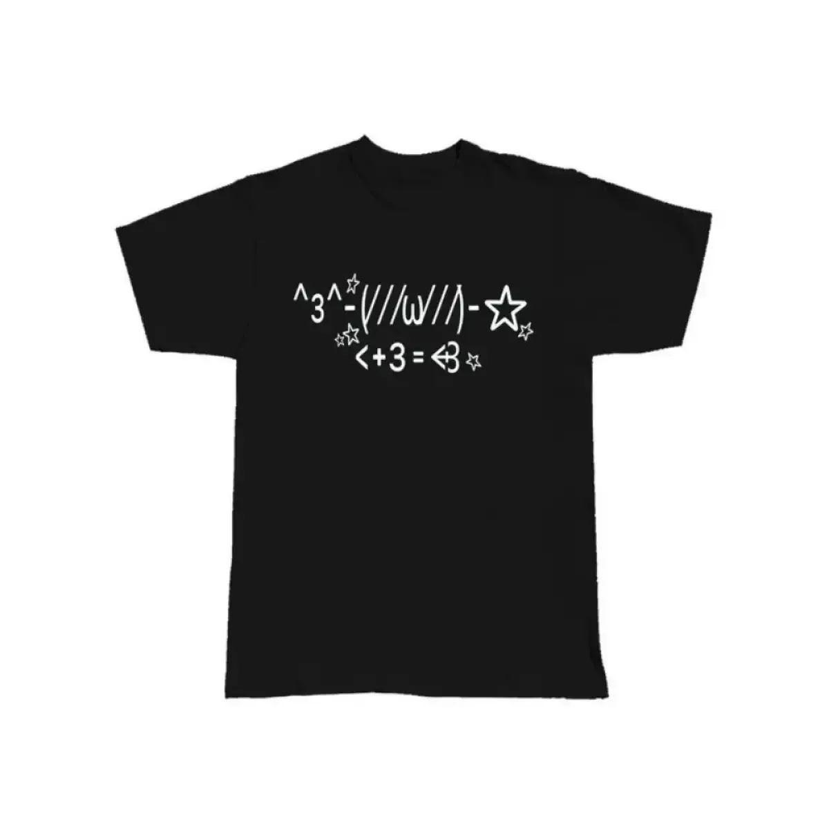 Kawaii Emoticon T-Shirt – Y2K Harajuku Grunge Tee From Kawaii Stop