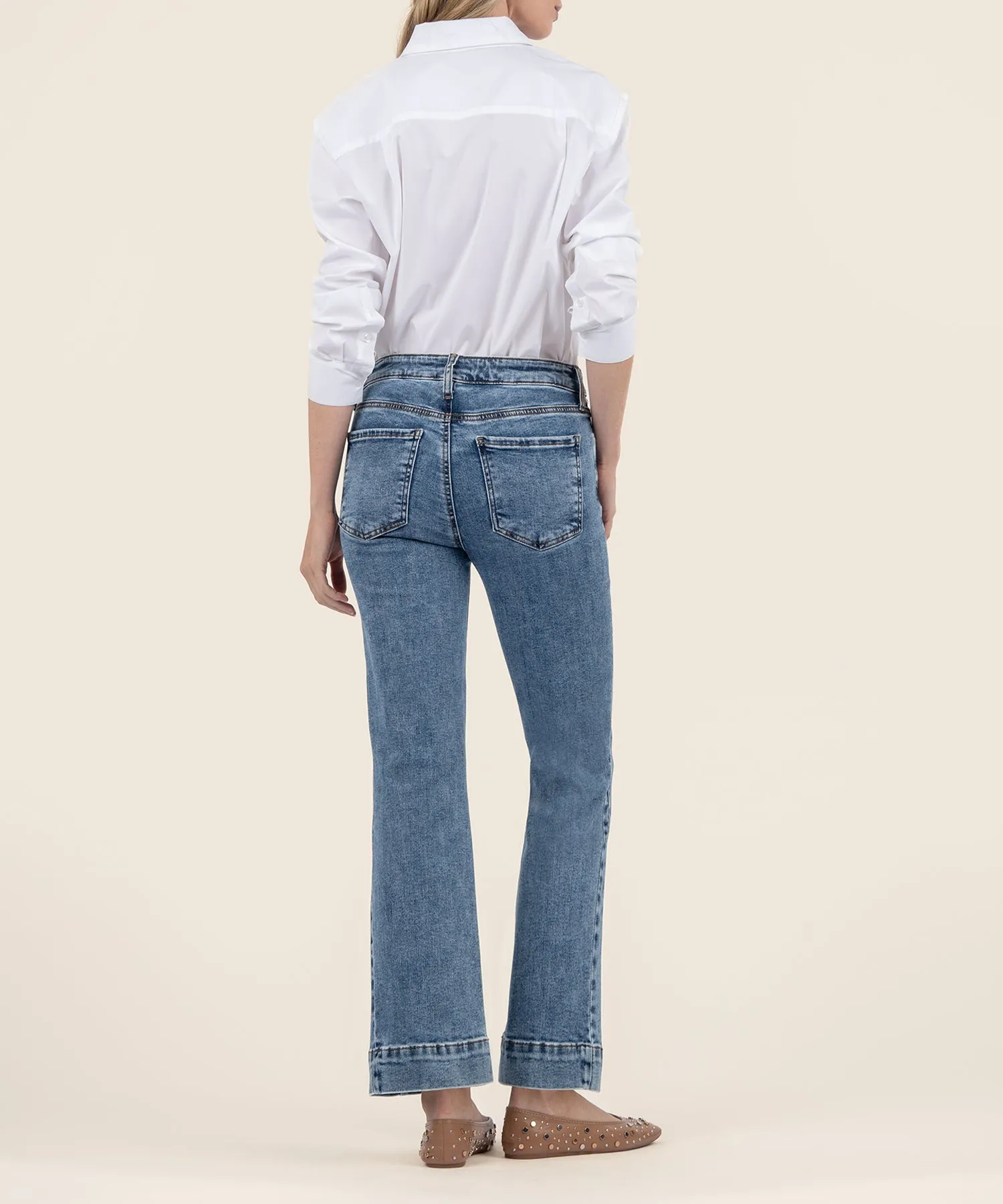 Kelsey High Rise Ankle Flare
