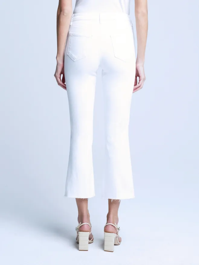 Kendra High Rise Crop Flare Jean