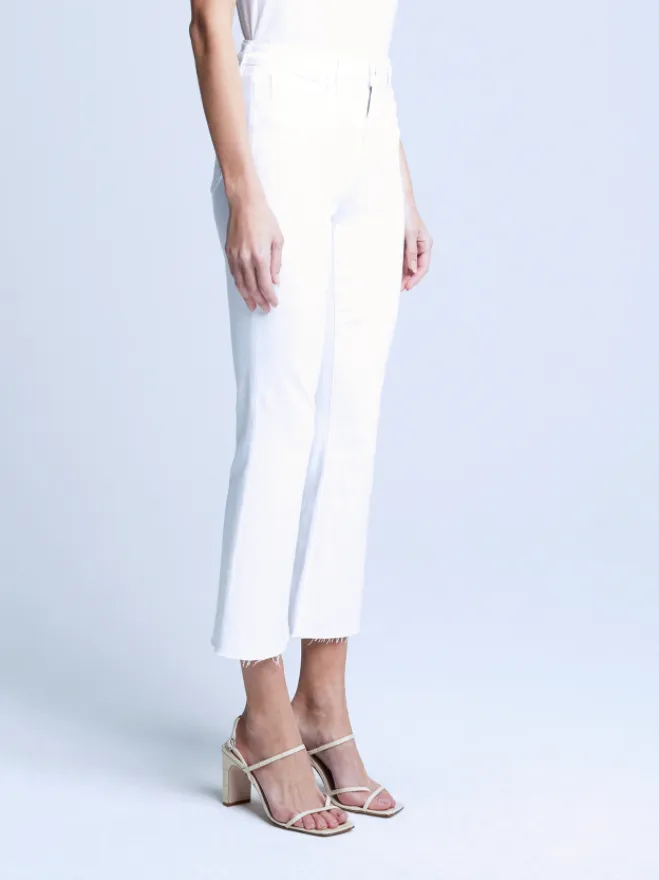 Kendra High Rise Crop Flare Jean