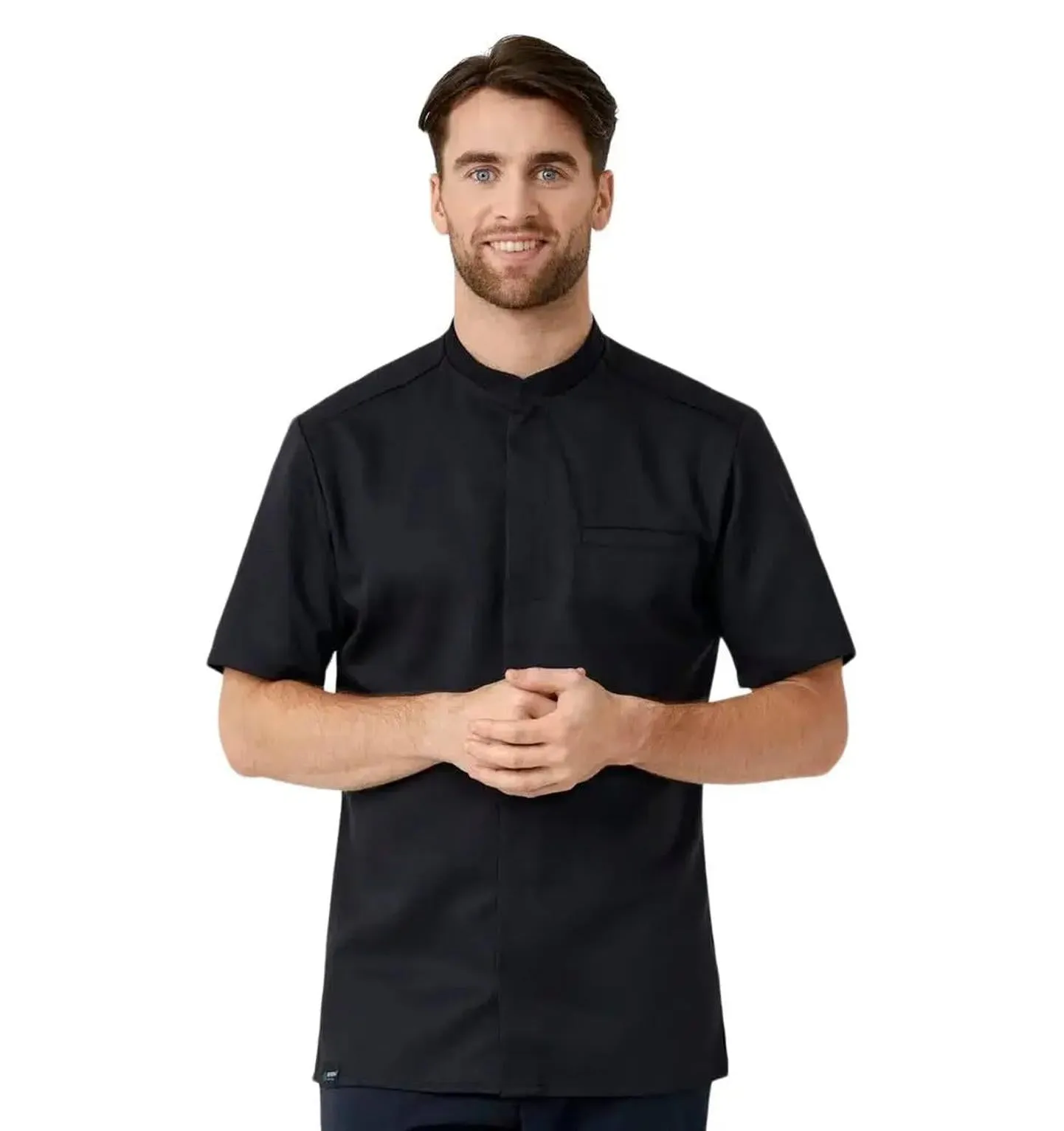 Kentaur 25284 Refibra™ Tencel Black Chef Jacket
