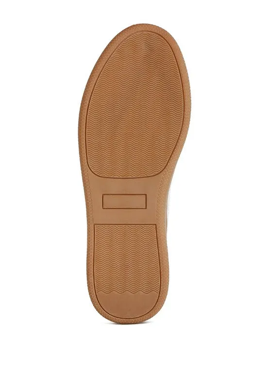 Kyniska Vegan Leather Everyday Sneakers - Cushioned Insole, Lace-Up