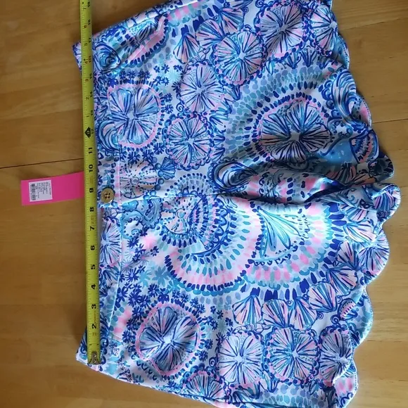 Lilly Pulitzer Darci Knit Shorts in Blue Grotto