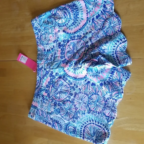 Lilly Pulitzer Darci Knit Shorts in Blue Grotto