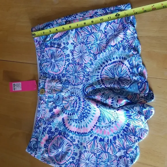 Lilly Pulitzer Darci Knit Shorts in Blue Grotto