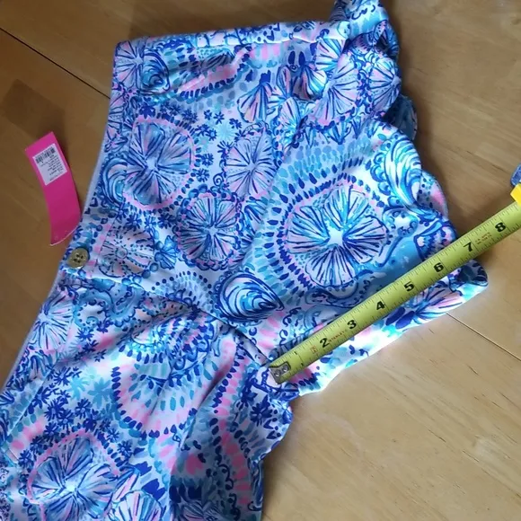 Lilly Pulitzer Darci Knit Shorts in Blue Grotto