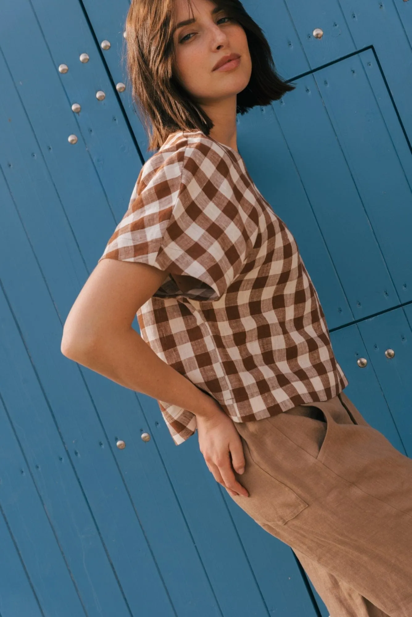Lily Women's Oversized Linen Top | Multiple Colours