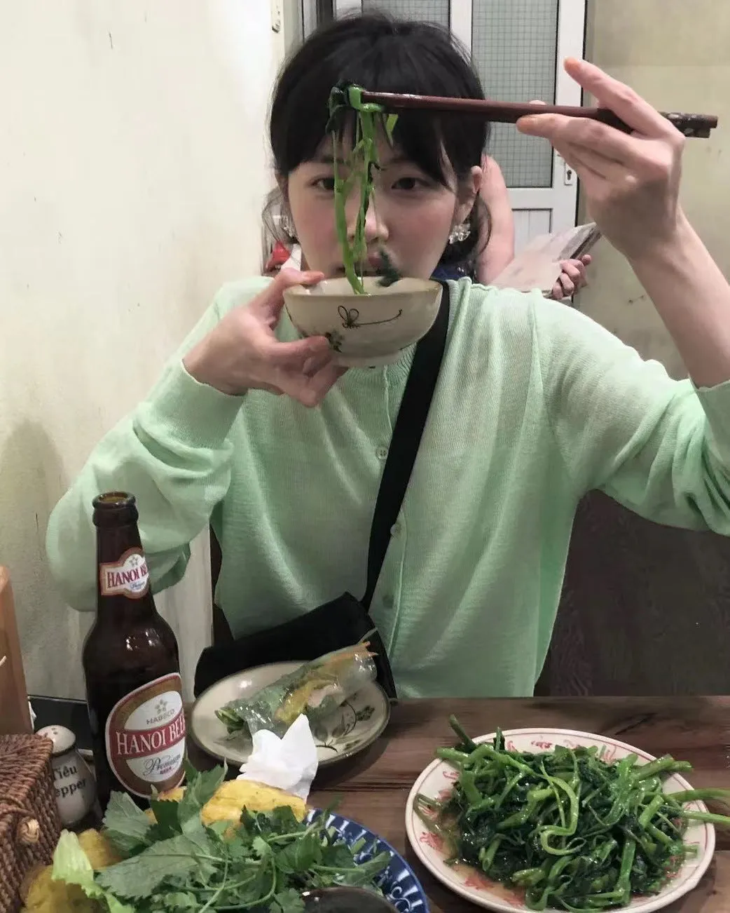 Lime wool sweater