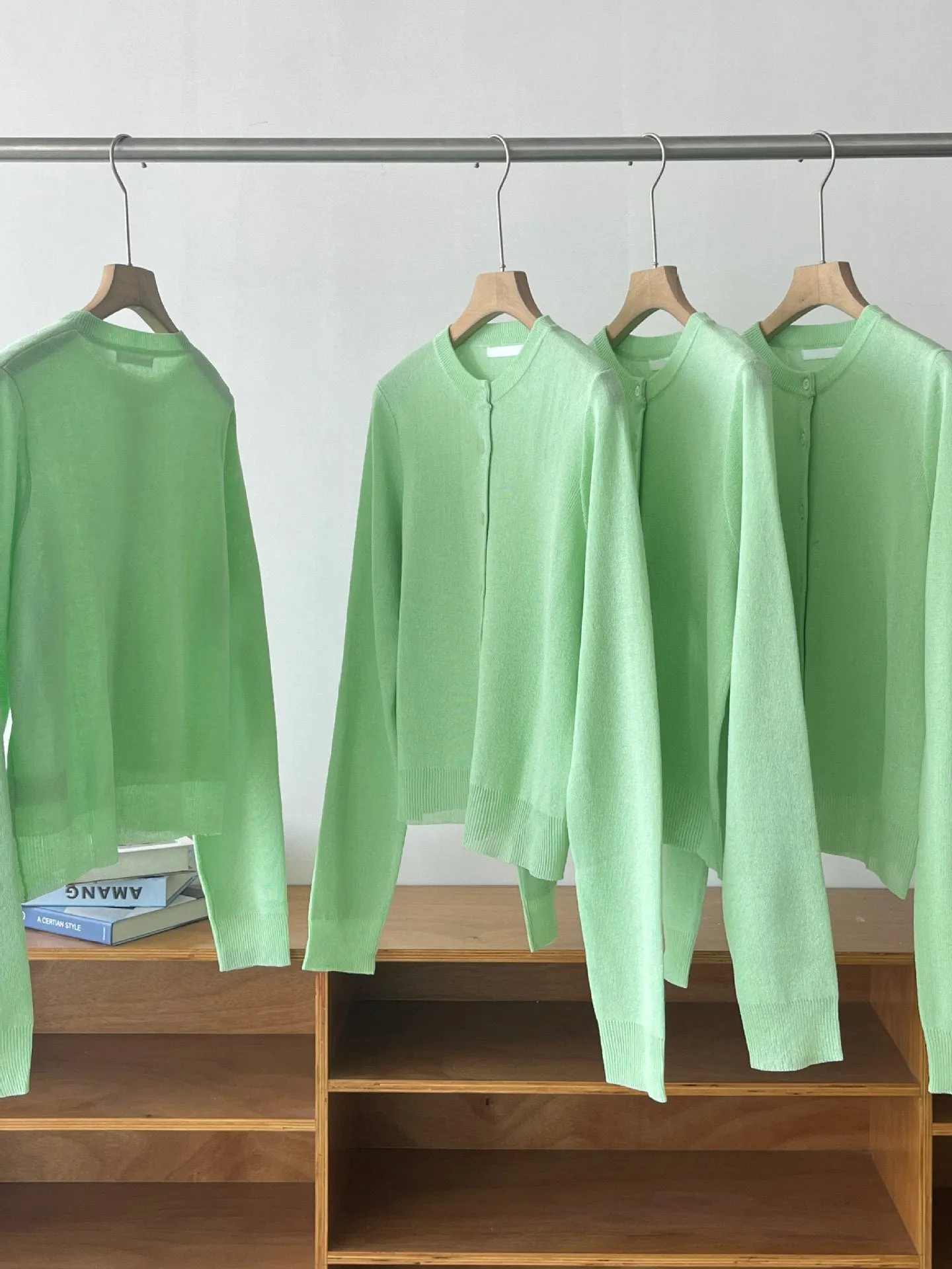 Lime wool sweater