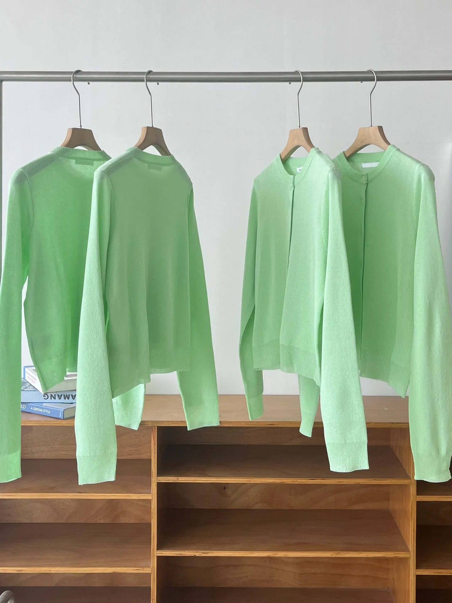 Lime wool sweater