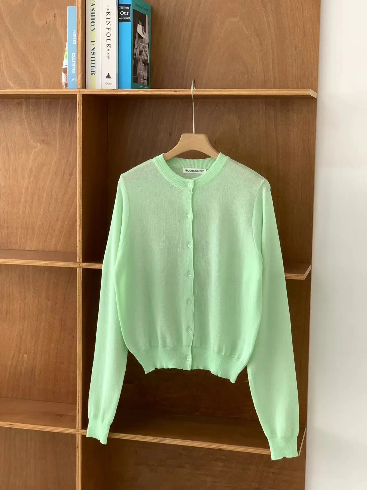 Lime wool sweater