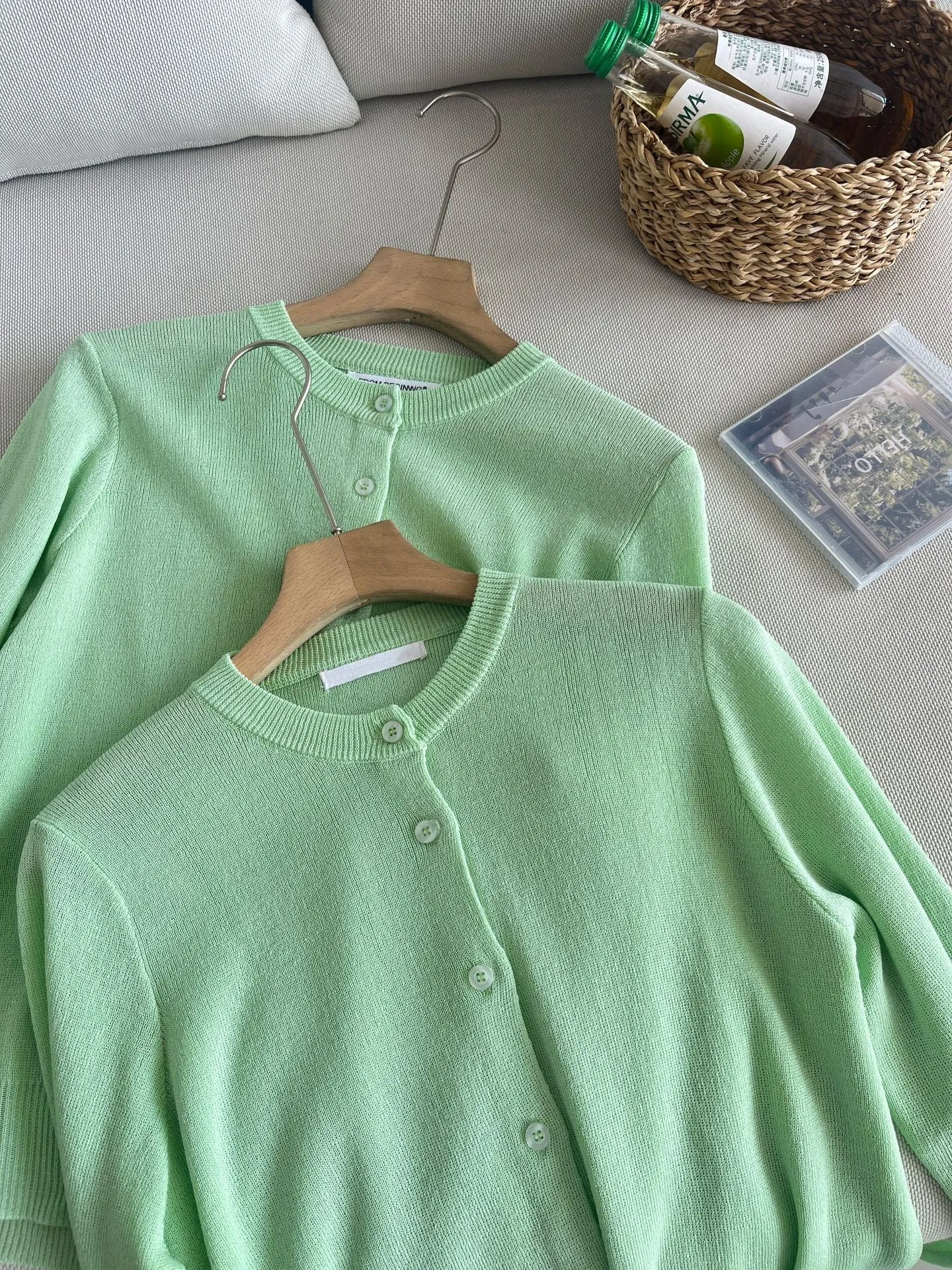 Lime wool sweater