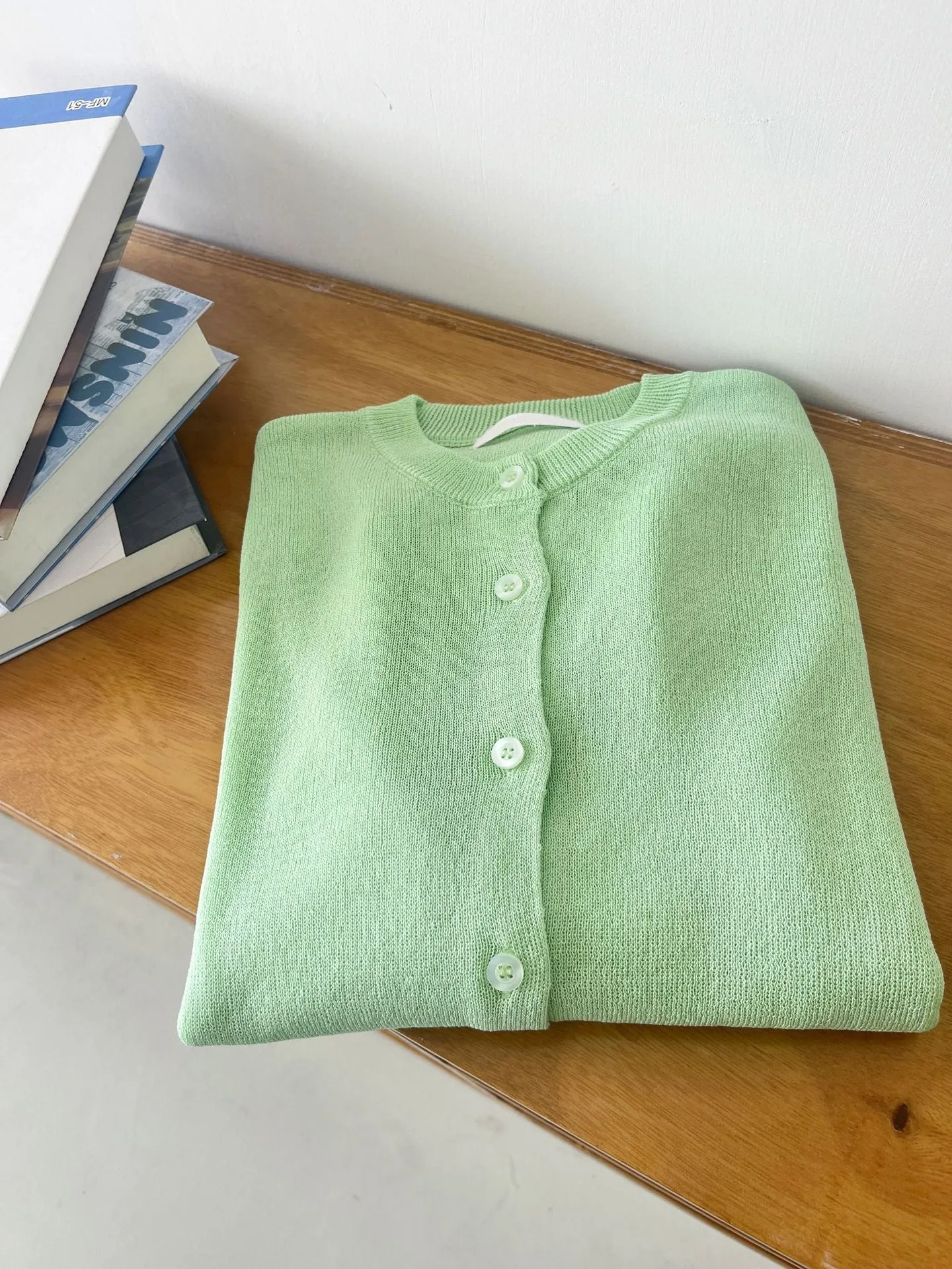 Lime wool sweater