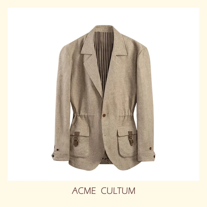 Linen Safari Jacket