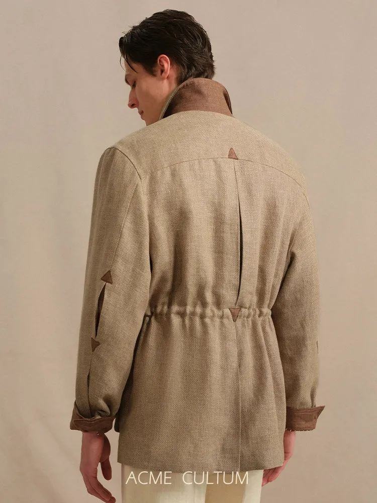 Linen Safari Jacket