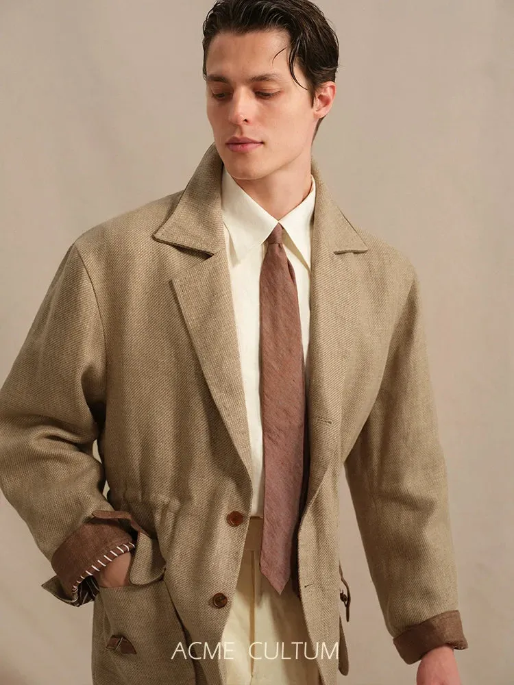 Linen Safari Jacket