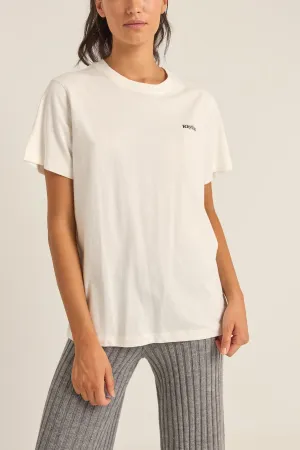 Logo Boyfriend Tee White