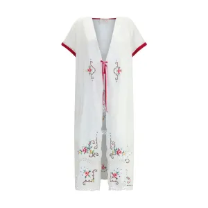 Long Jacket with floral details