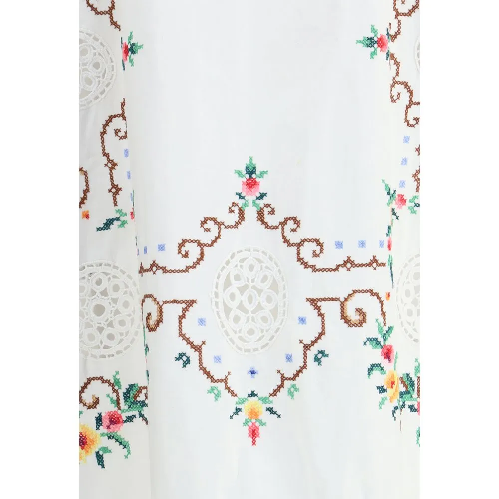 Long Jacket with floral details