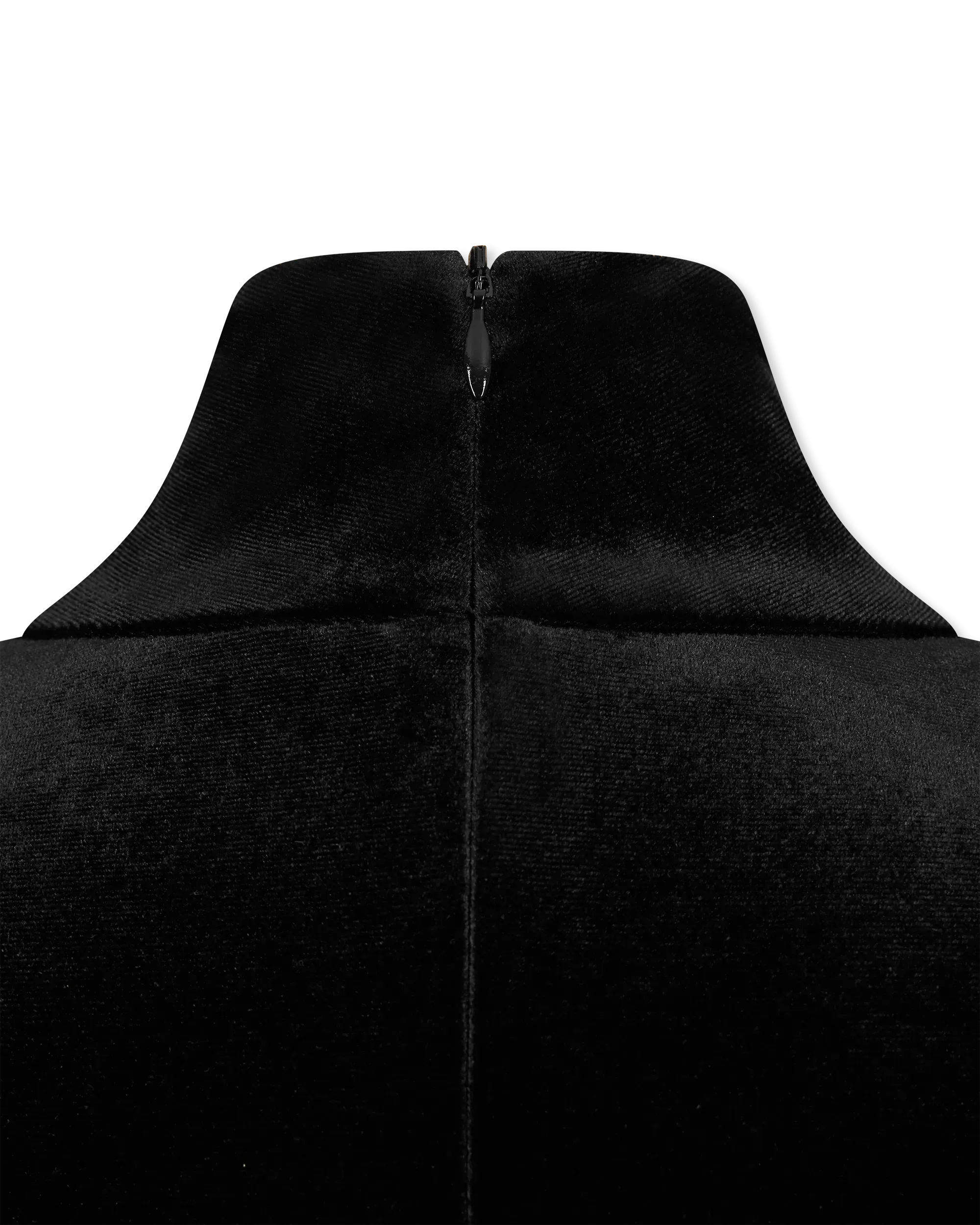 Long-Sleeved Velvet Top