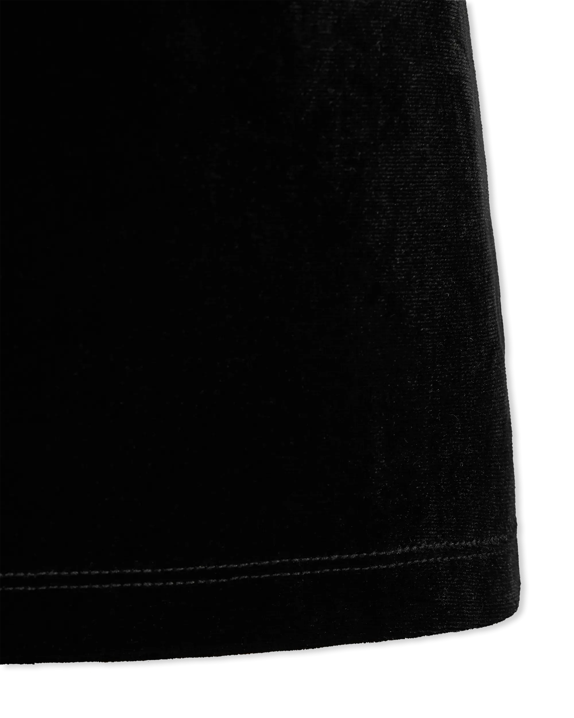 Long-Sleeved Velvet Top