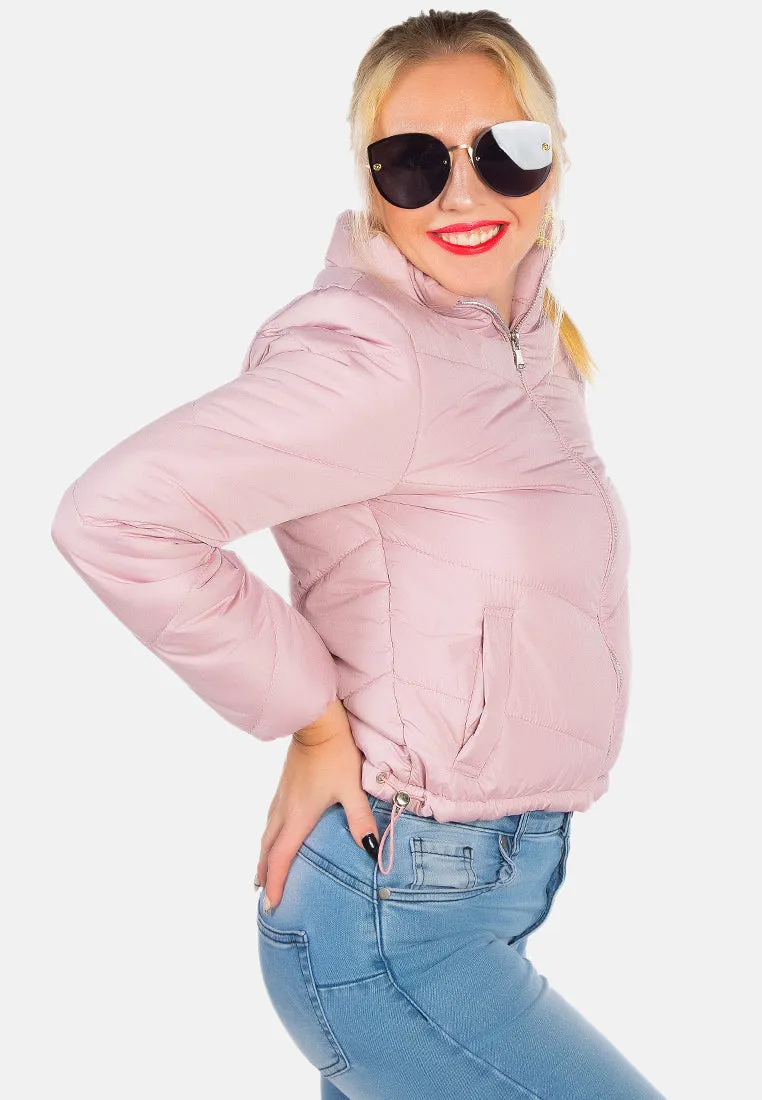 Long Sleeves Puffer Jacket By Ruw