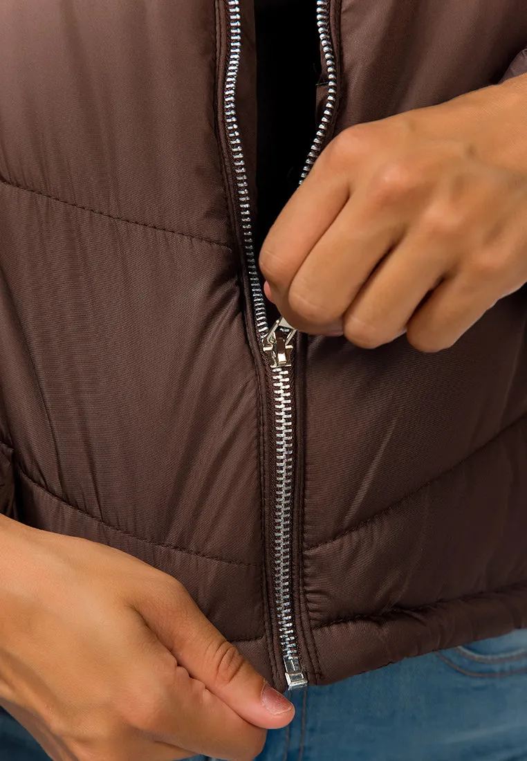 Long Sleeves Puffer Jacket By Ruw