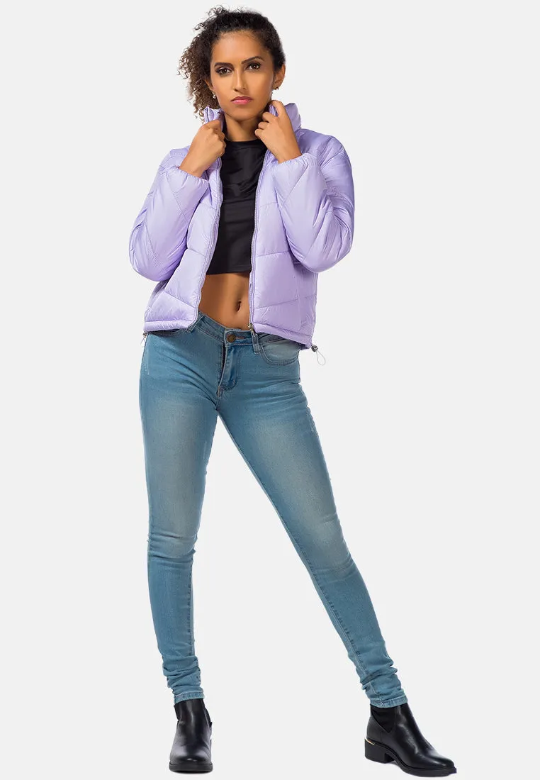 Long Sleeves Puffer Jacket By Ruw