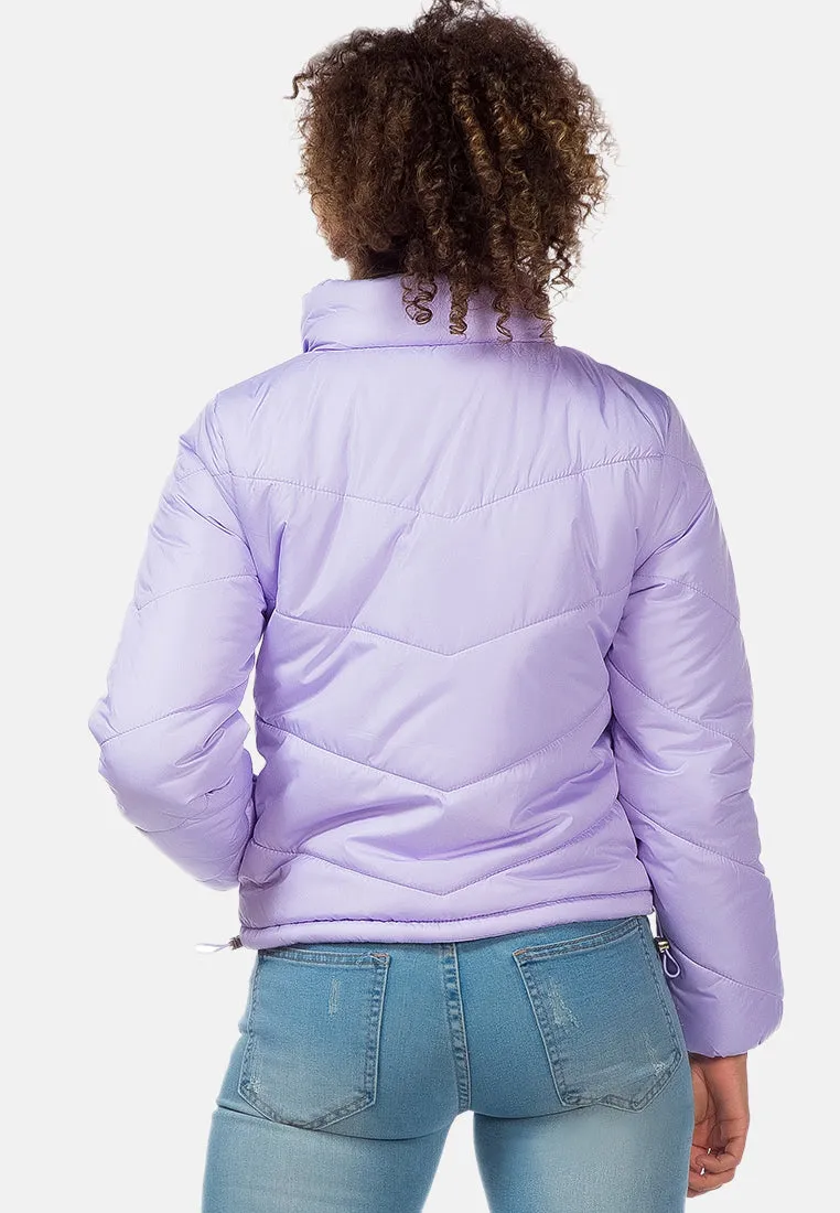 Long Sleeves Puffer Jacket By Ruw