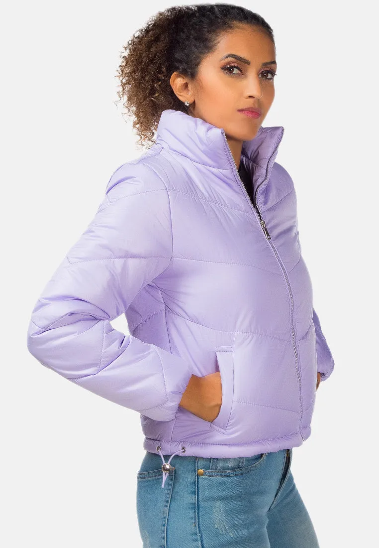 Long Sleeves Puffer Jacket By Ruw