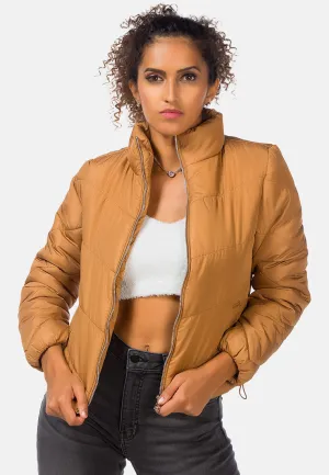 Long Sleeves Puffer Jacket By Ruw