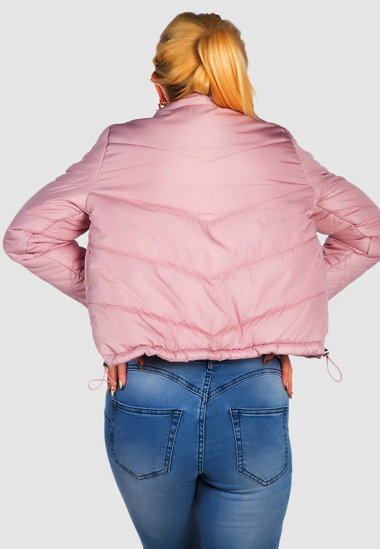 Long Sleeves Puffer Jacket By Ruw