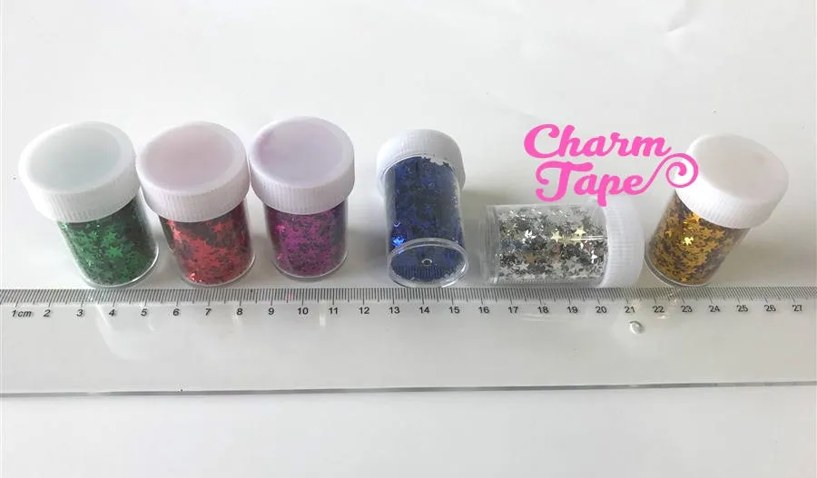 Loose Stars glitters, bottle star glitter UV resin, nail gel, acrylic nail, nail polish glitter No hole Metallic Embellishment Costume Craft
