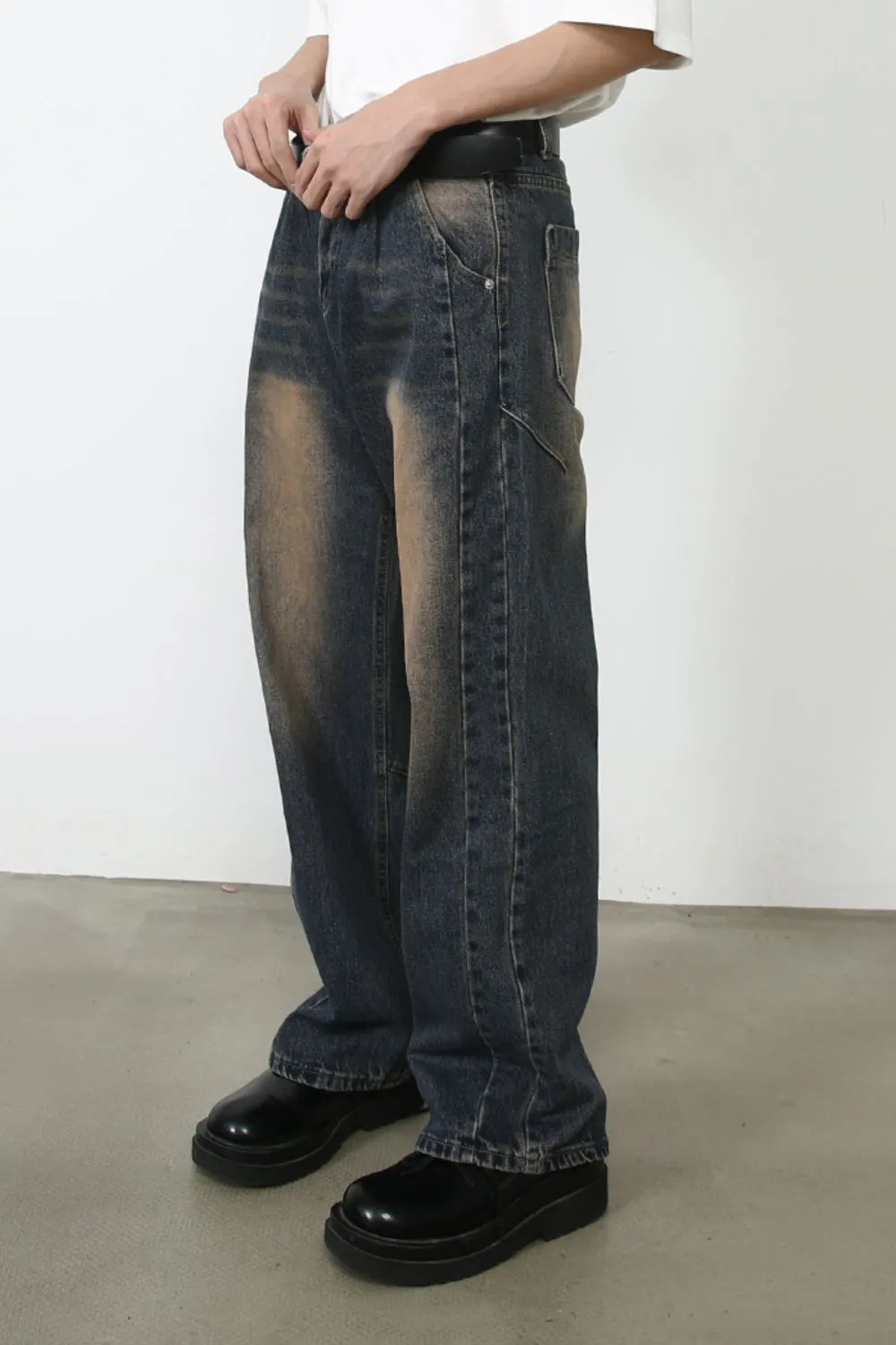 Losse jeans voor heren