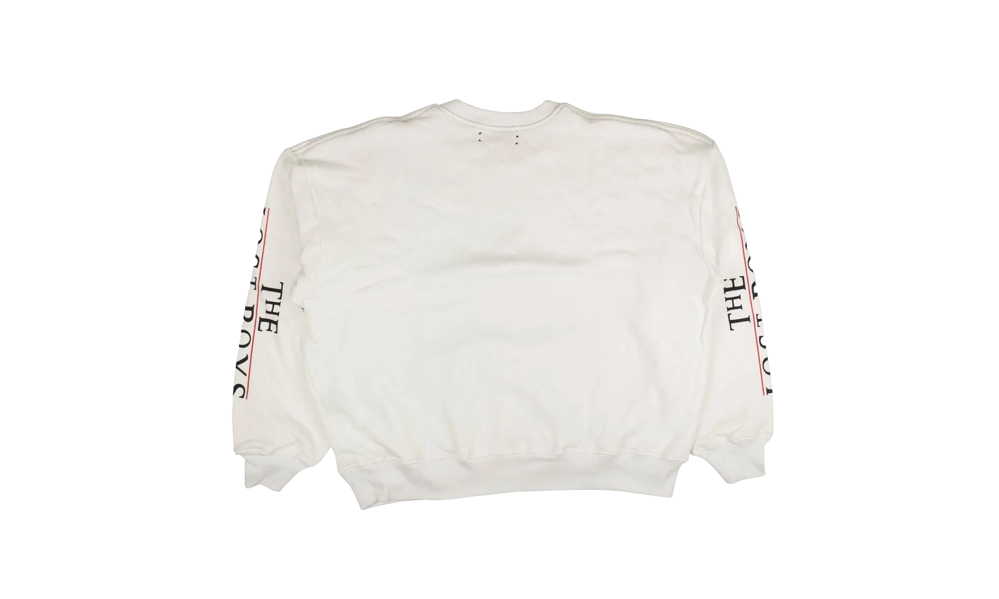 LOST BOYS LOOSE FIT CREWNECK PULLOVER SWEATERS "White"